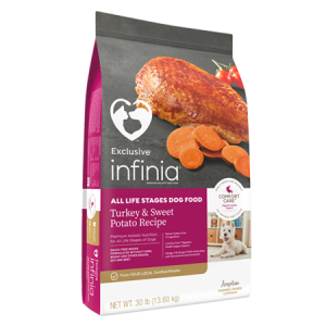 Infinia All Life Stages Turkey and Sweet Potato Dry Dog Food