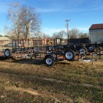 Texas Bragg Trailers at Farmers Coop