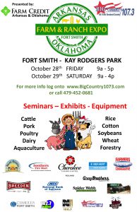 Arkansas and Oklahoma Farm & Ranch Expo October 27 and 28, 2017