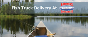 Fish Truck Delivery at Farmers Coop