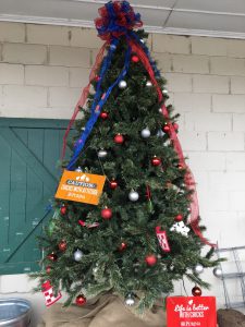 Farmers Coop Fayetteville's Christmas Tree for the 2017 Christmas Tree Challenge