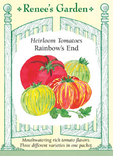 Renee's Garden Seeds for Spring Planting. Heirloom Tomatoes. 