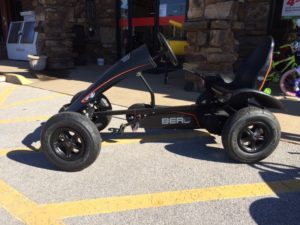 Go cart available at Farmer's Co-op