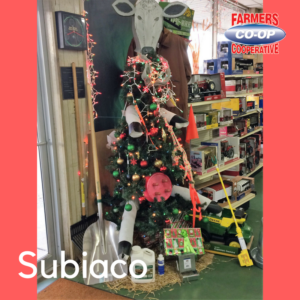 Christmas Tree Challenge at Farmers Coop Subiaco