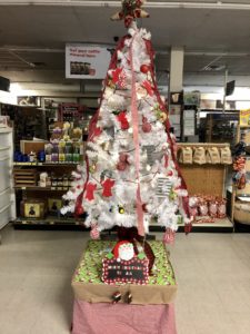 Secret Santa Angel Tree at Farmers Coop in Lincoln, Arkansas. 