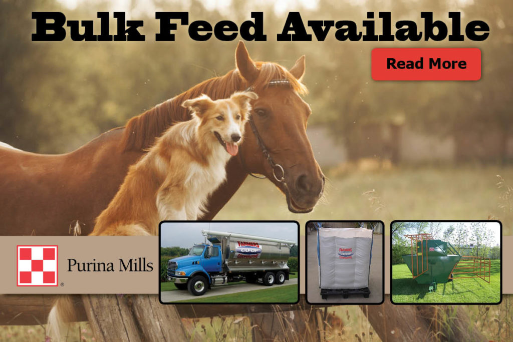 Farmer's Coop Bulk Feed Slider Farmers Coop
