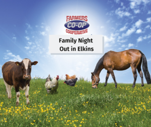 Family Night Out at Farmers Coop in Elkins, AR on Saturday, November 23, 2019.