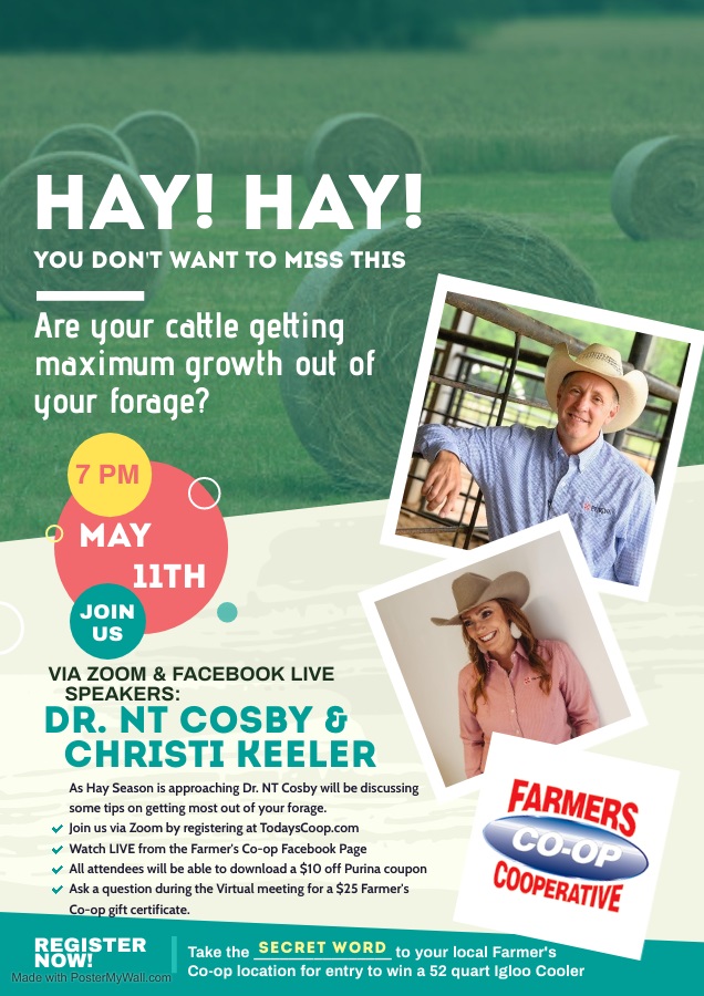 Hay MeetingGetting Maximum Growth from Forage Farmer's Coop