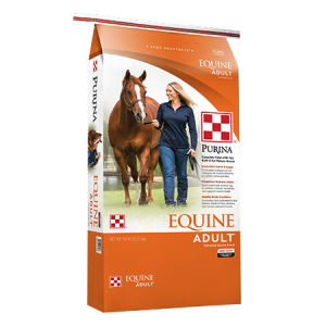 Purina Equine Adult Horse Brown Feed Bag
