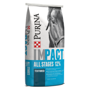 Purina Impact 12% All Stages Textured Horse Feed 50-lb