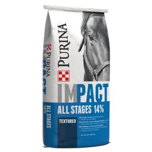 Purina Impact All Stages 14% Textured Horse Feed 50-lb