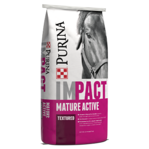 Purina Impact Mature Active Textured Horse Feed 50-lb