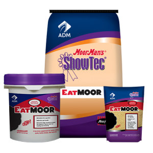 MoorMan’s ShowTec EatMoor. Show feed bag, pail and pouch.