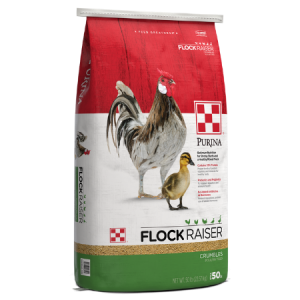 Purina Flock Raiser Crumbles Feed Bag