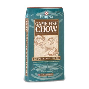 Purina Game Fish Chow in green bag