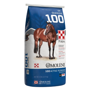 Purina Omolene 100 Active Pleasure Horse Feed 50-lb