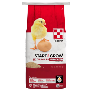 Purina Start & Grow Medicated 25-lb