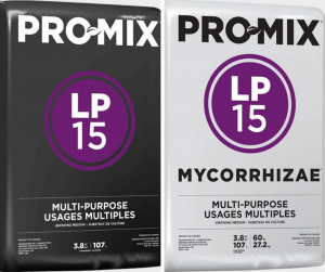 Pro-Mix LP15 and LP 15 MYCORRHIZAE are available at Farmer's Co-op locations in Elkins, Decatur, Lincoln, Prairie Grove, and Springdale, Arkansas.