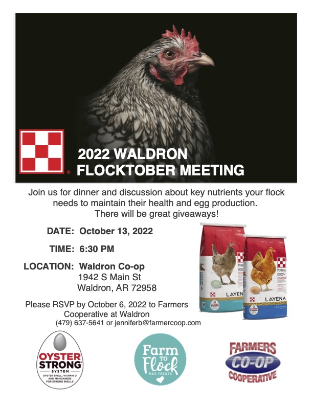 Waldron Flocktober Meeting Farmers Coop