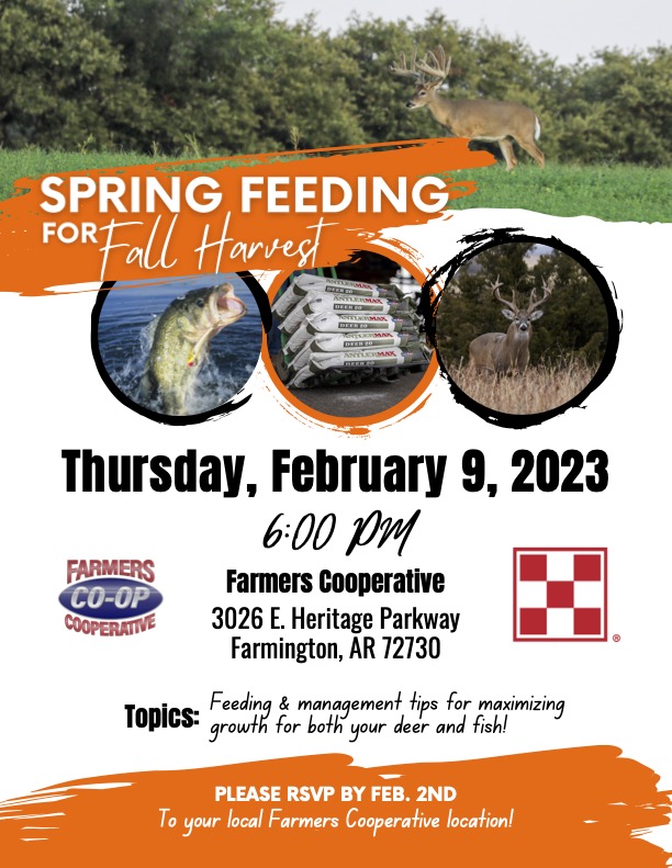 Deer & Fish wildlife meeting at Farmers Coop