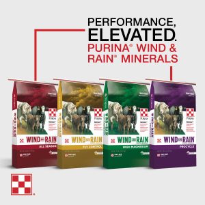 Optimize Mineral Consumption. Purina Wind and Rain Supplements