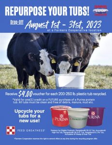Recycle, Repurpose, Upcycle: Join Farmer's Cooperative Tub Program ...