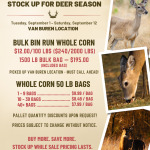 Farmers Coop Van Buren Deer Corn Sale